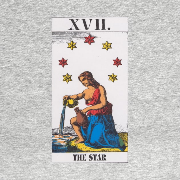 Tarot Card - The Star by babydollchic